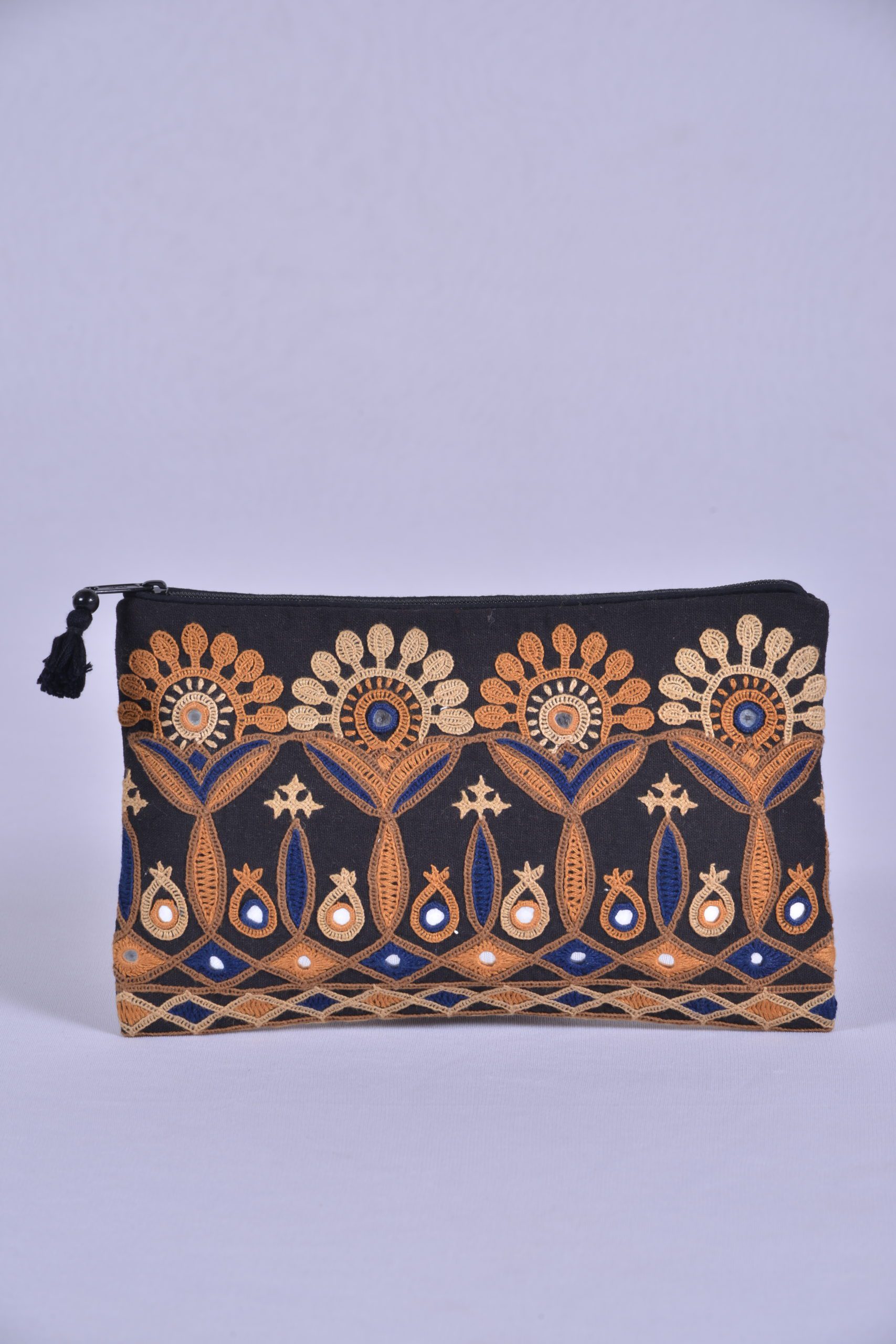 Multicolored Rajkot Embroidery Designer Ethnic Clutch Purse for Women -  VedIndia.com