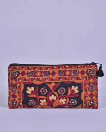 Kutch Embroidered Pencil Pouch  SPINDLE – Spindle by Sisters